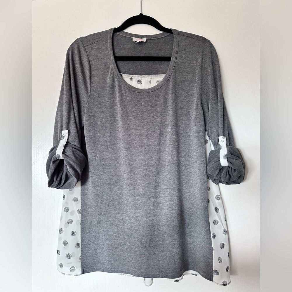 Pixley Heather Gray Top